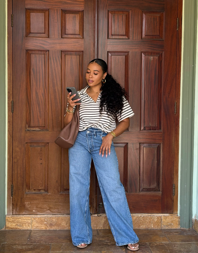 Qeira Striped Top