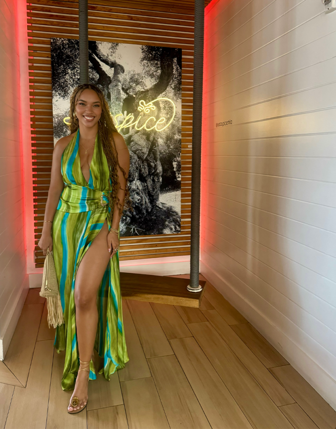 Samoa Green Dress