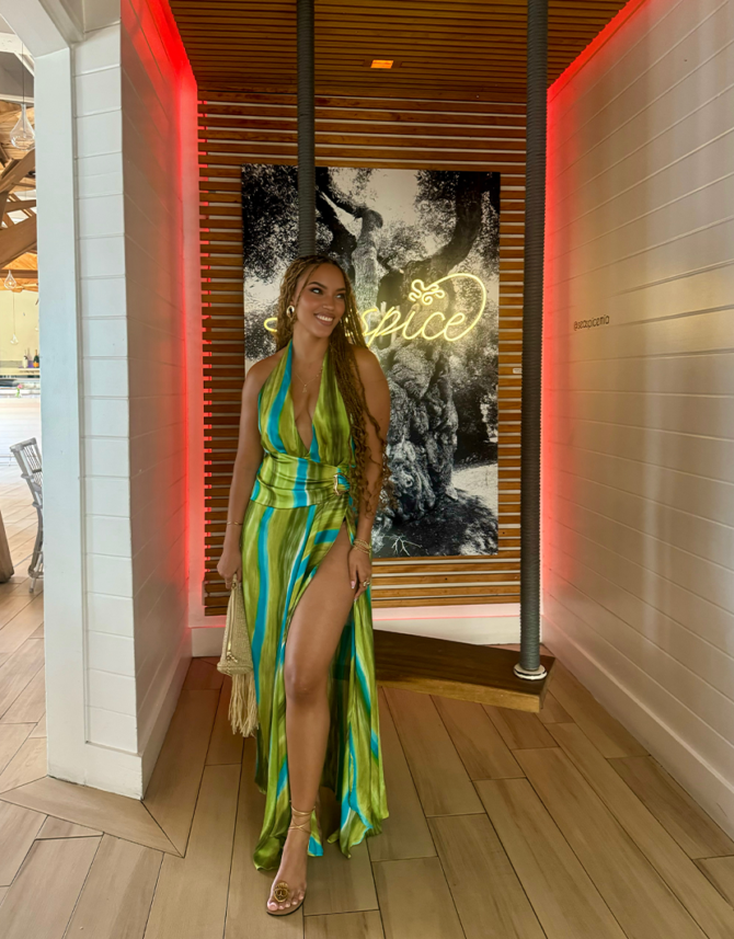 Samoa Green Dress - Image 2