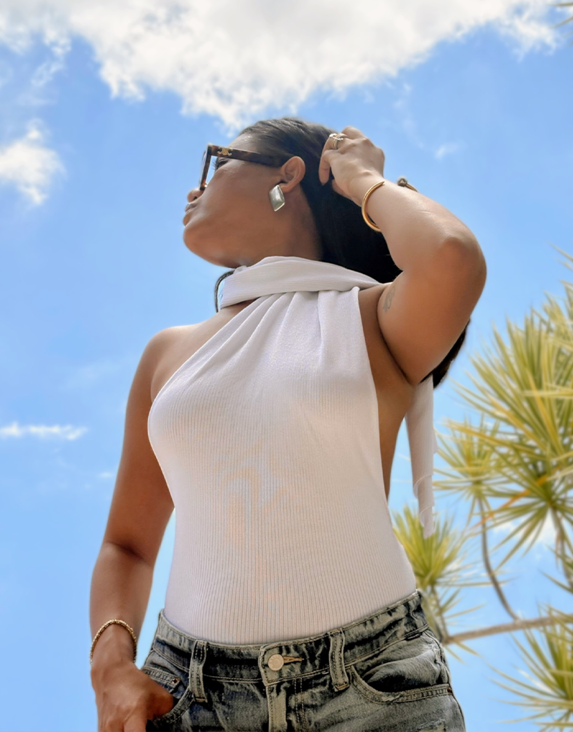 Rosa Wrap Stretch Top - Image 2