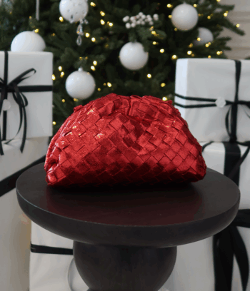 Mini Metallic Dumpling Bag