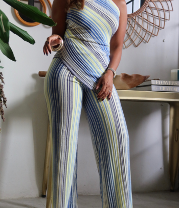 Kit Striped Knit Pants