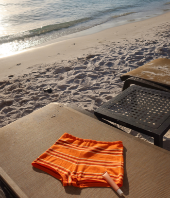 Naranja Striped Shorts